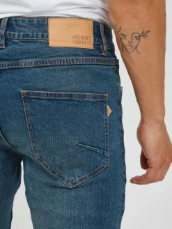 Herren Solid Jeans><noscript><img width=