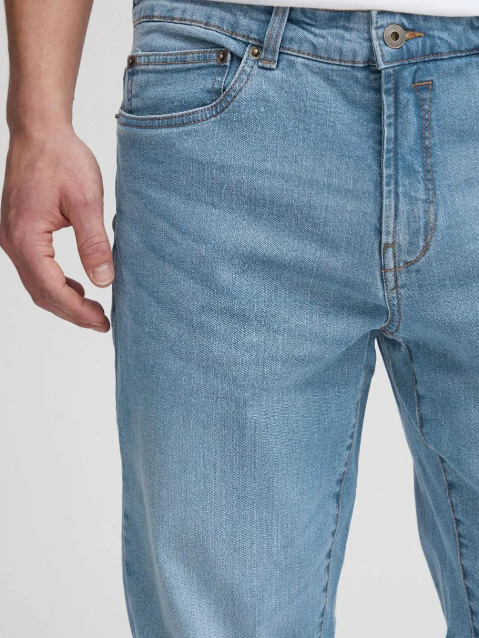 Solid Jeans|Hosen<Herren 5-Pocket-Jeans - SDRyder hellblau uni