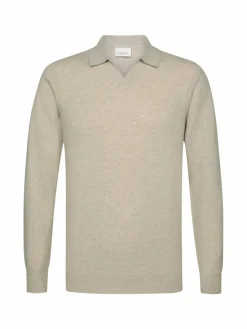 Profuomo Pullover & Strickjacken<Herren Polo sand uni