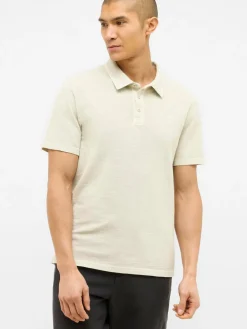 Mustang Poloshirts<Herren Polo beige uni