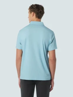 No Excess Poloshirts<Herren Polo aqua uni