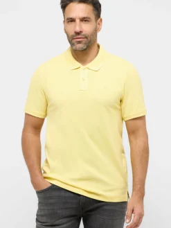 Mustang Poloshirts<Herren Polo gelb uni