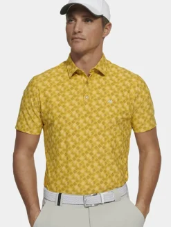 MEYER Poloshirts<Herren Polo - Phil gelb bedruckt