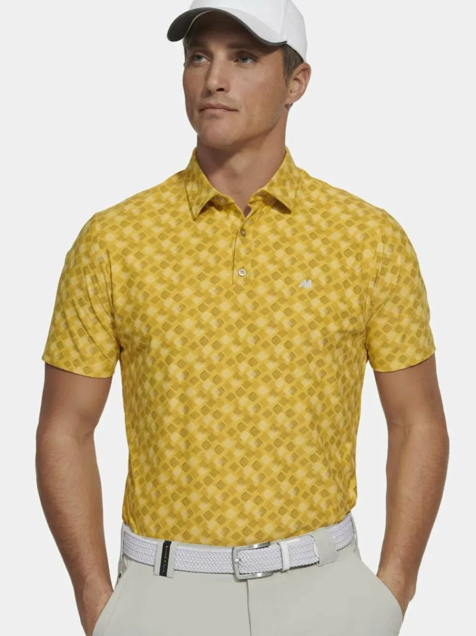 MEYER Poloshirts<Herren Polo - Phil gelb bedruckt