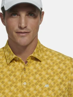 MEYER Poloshirts<Herren Polo - Phil gelb bedruckt