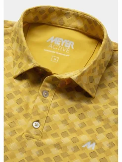 MEYER Poloshirts<Herren Polo - Phil gelb bedruckt