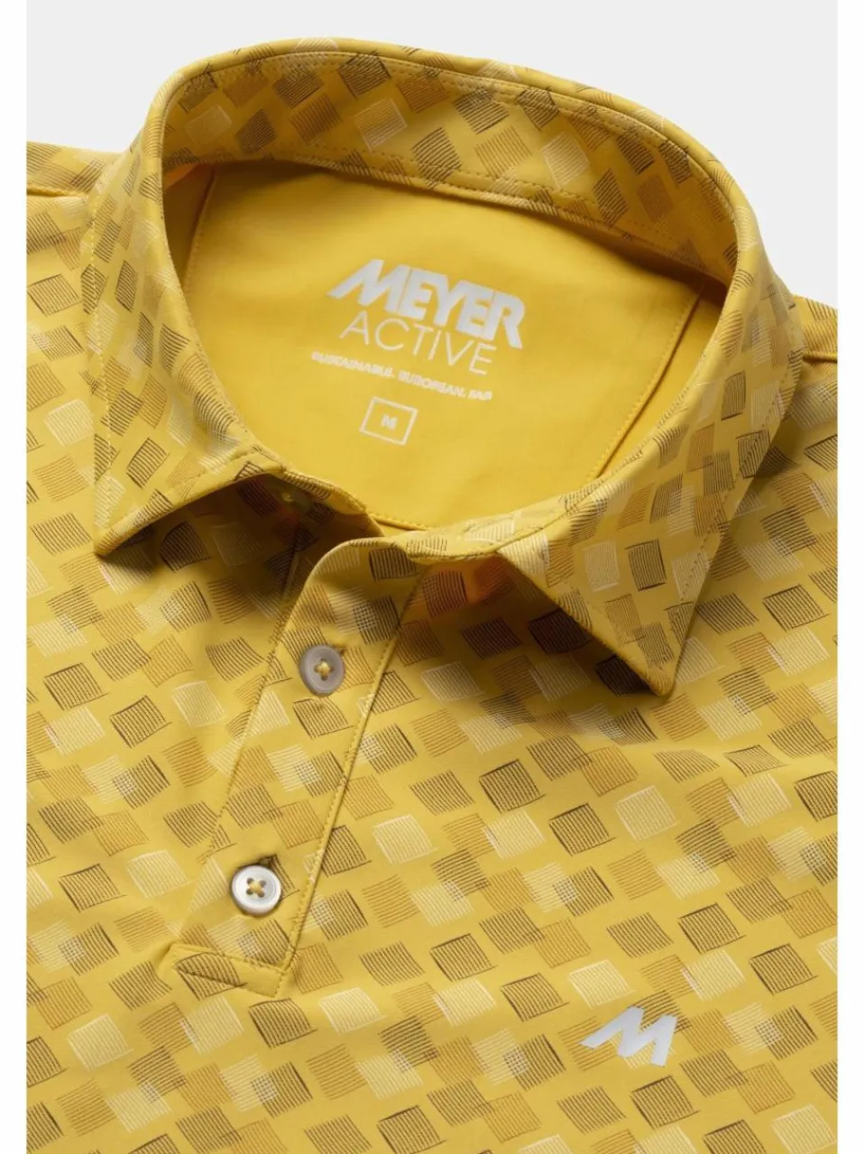 MEYER Poloshirts<Herren Polo - Phil gelb bedruckt