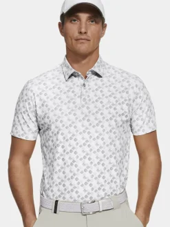 MEYER Poloshirts<Herren Polo - Phil weiß bedruckt