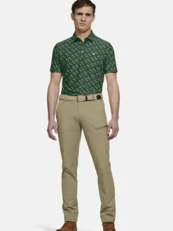 MEYER Poloshirts<Herren Polo - Phil grün bedruckt