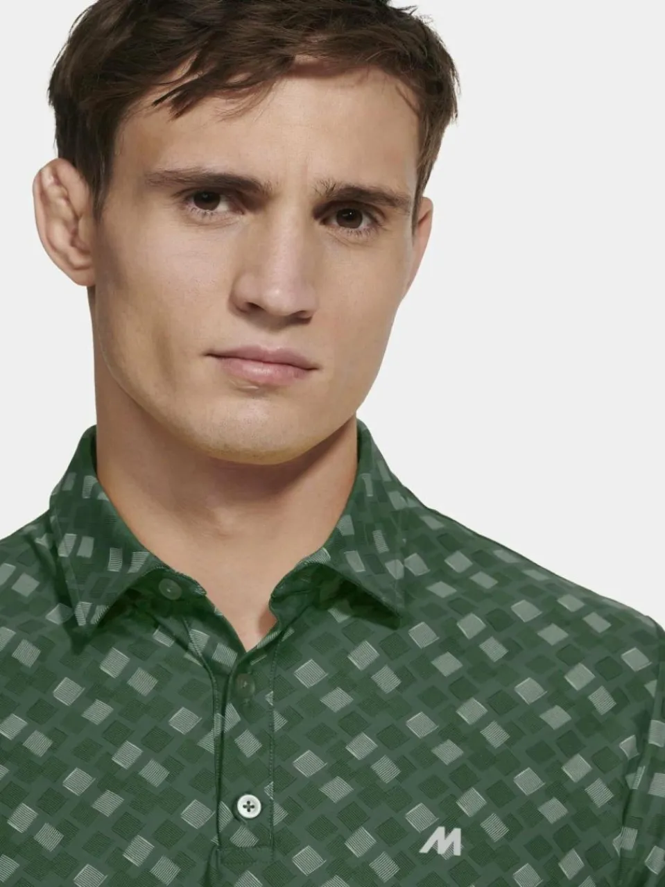 MEYER Poloshirts<Herren Polo - Phil grün bedruckt