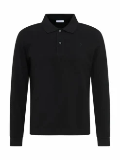 Seidensticker Poloshirts<Herren Polo - Uni schwarz uni