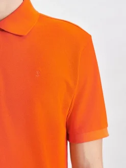 Seidensticker Poloshirts<Herren Polo - Uni orange uni