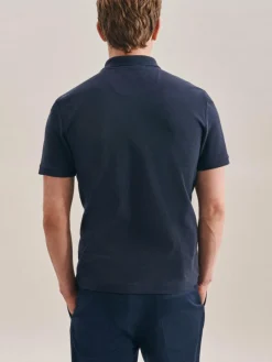Seidensticker Poloshirts<Herren Polo - Uni blau uni