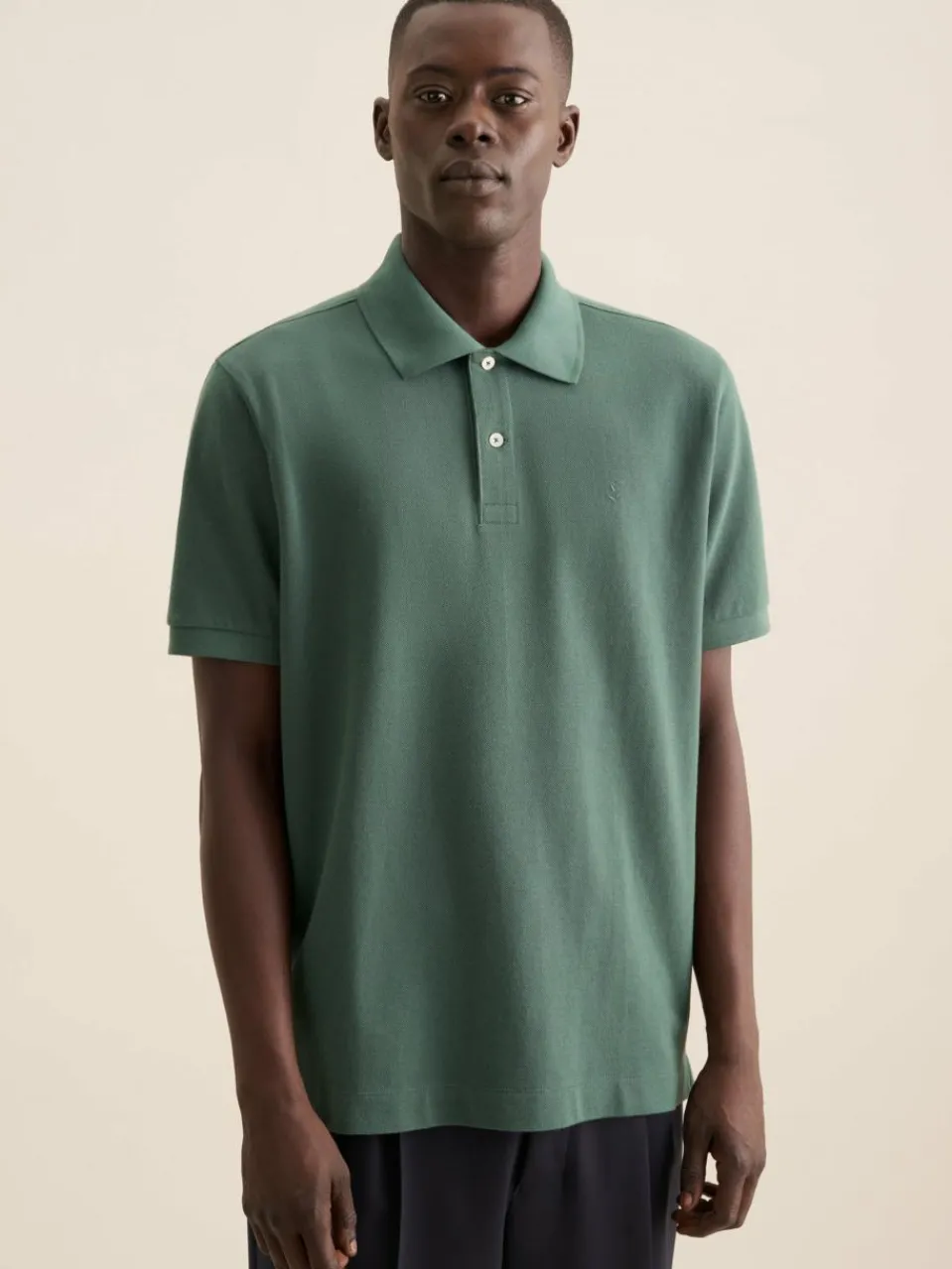 Seidensticker Poloshirts<Herren Polo - Uni grün uni