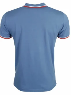 Topgun Poloshirts<Herren Polo Shirt blau uni