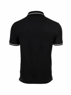 Armani Exchange Poloshirts<Herren Poloshirt schwarz uni