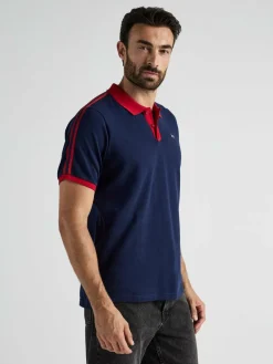 JCC Poloshirts<Herren Poloshirt blau uni