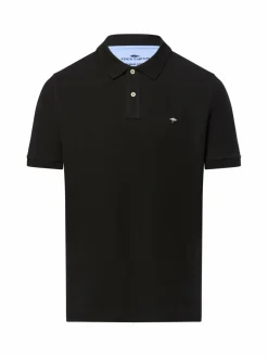 Fynch-Hatton Poloshirts<Herren Poloshirt schwarz uni