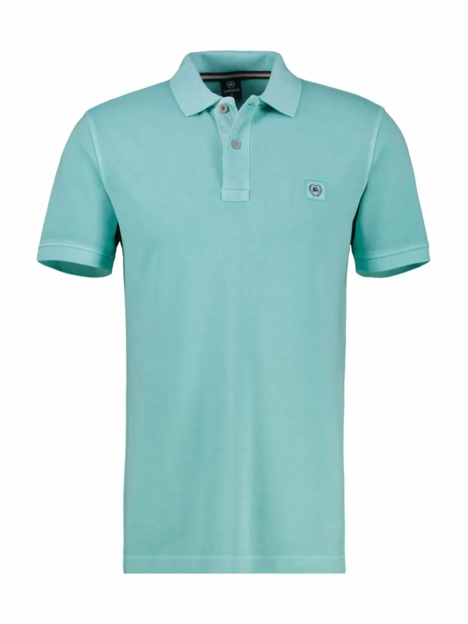 LERROS Poloshirts<Herren Poloshirt aqua uni