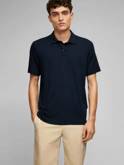 Daniel Hechter Poloshirts<Herren Poloshirt blau uni