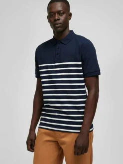 Daniel Hechter Poloshirts<Herren Poloshirt blau gestreift