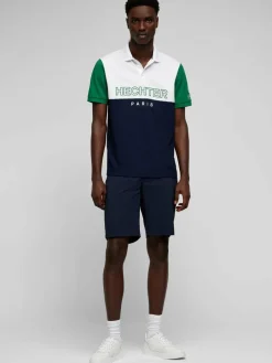 Daniel Hechter Poloshirts<Herren Poloshirt grün gemustert