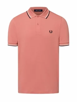 Fred Perry Poloshirts<Herren Poloshirt koralle uni