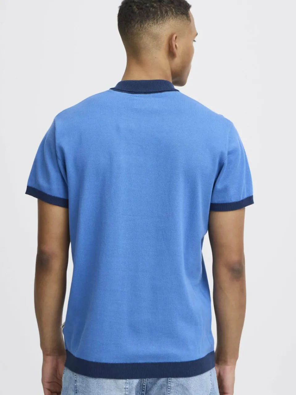 BLEND Poloshirts<Herren Poloshirt blau gestreift