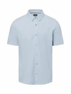 Fynch-Hatton Poloshirts<Herren Poloshirt hellblau uni