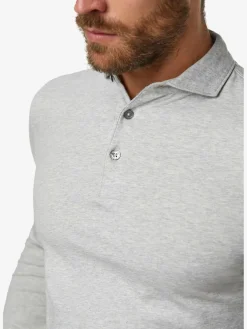 Profuomo Poloshirts|Shirts<Herren Poloshirt grau uni
