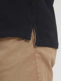 BLEND Poloshirts<Herren Poloshirt schwarz uni