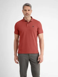 LERROS Poloshirts<Herren Poloshirt rot uni