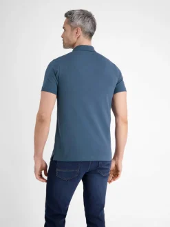 LERROS Poloshirts<Herren Poloshirt blau uni