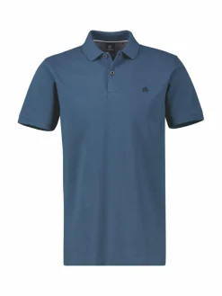 LERROS Poloshirts<Herren Poloshirt blau uni