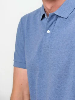 Profuomo Poloshirts<Herren Poloshirt hellblau uni