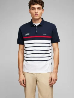 Daniel Hechter Poloshirts<Herren Poloshirt blau gestreift