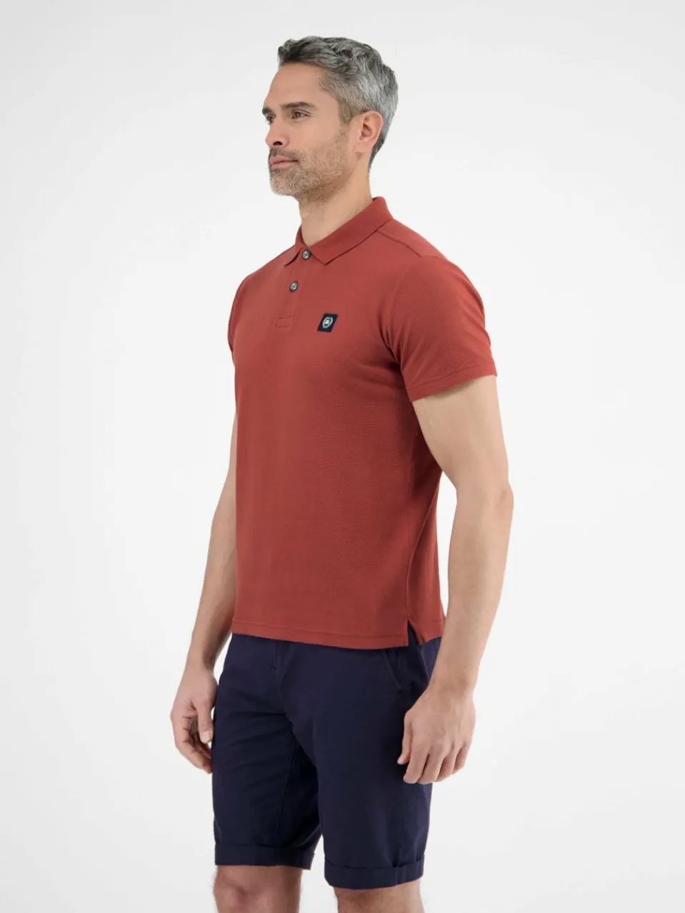 LERROS Poloshirts<Herren Poloshirt rot uni