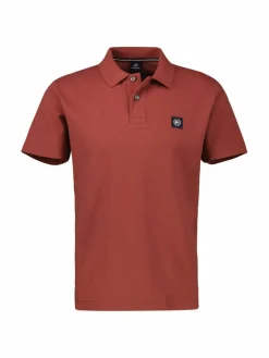LERROS Poloshirts<Herren Poloshirt rot uni