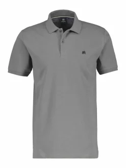 LERROS Poloshirts<Herren Poloshirt grau uni