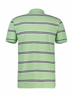 LERROS Poloshirts<Herren Poloshirt mint gestreift
