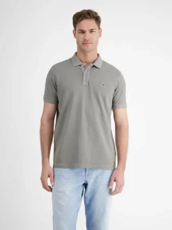 LERROS Poloshirts<Herren Poloshirt grau uni