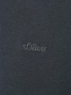 s.Oliver Poloshirts<Herren Poloshirt anthrazit uni