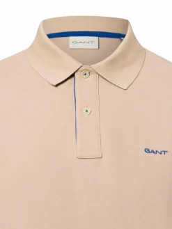 Gant Poloshirts<Herren Poloshirt beige uni