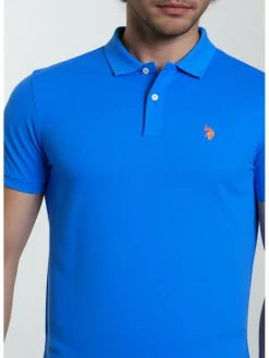 U.S. Polo Assn. Poloshirts<Herren Poloshirt blau uni