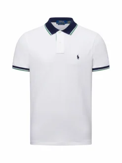 Polo Ralph Lauren Poloshirts<Herren Poloshirt weiß blau uni