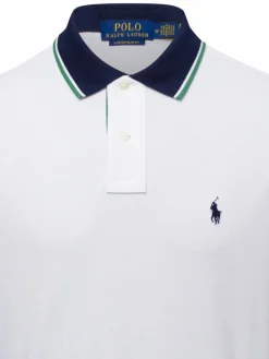 Polo Ralph Lauren Poloshirts<Herren Poloshirt weiß blau uni