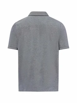 Andrew James Poloshirts<Herren Poloshirt marine meliert