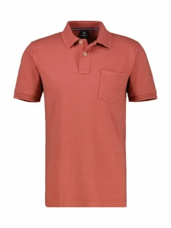 LERROS Poloshirts<Herren Poloshirt rot uni