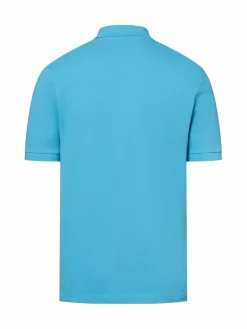 Nils Sundström Poloshirts<Herren Poloshirt blau uni