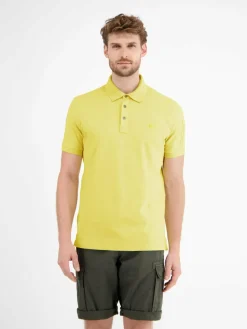 LERROS Poloshirts<Herren Poloshirt gelb uni